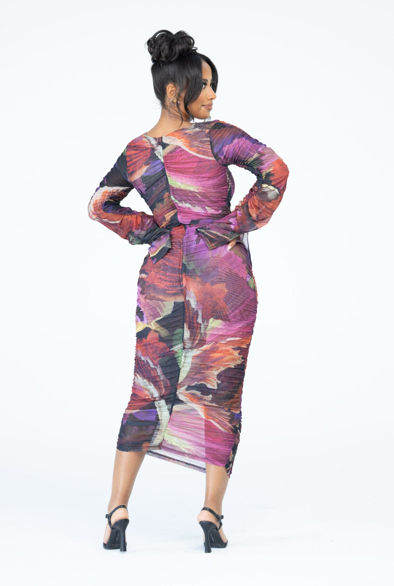Dahlia Dress - Floral bloom