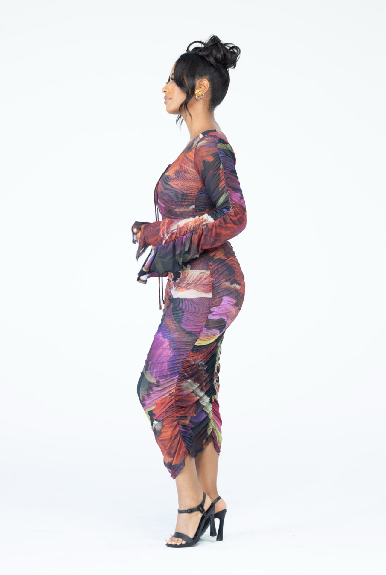 Dahlia Dress - Floral bloom